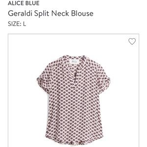 Alice blue blouse from stitch fix